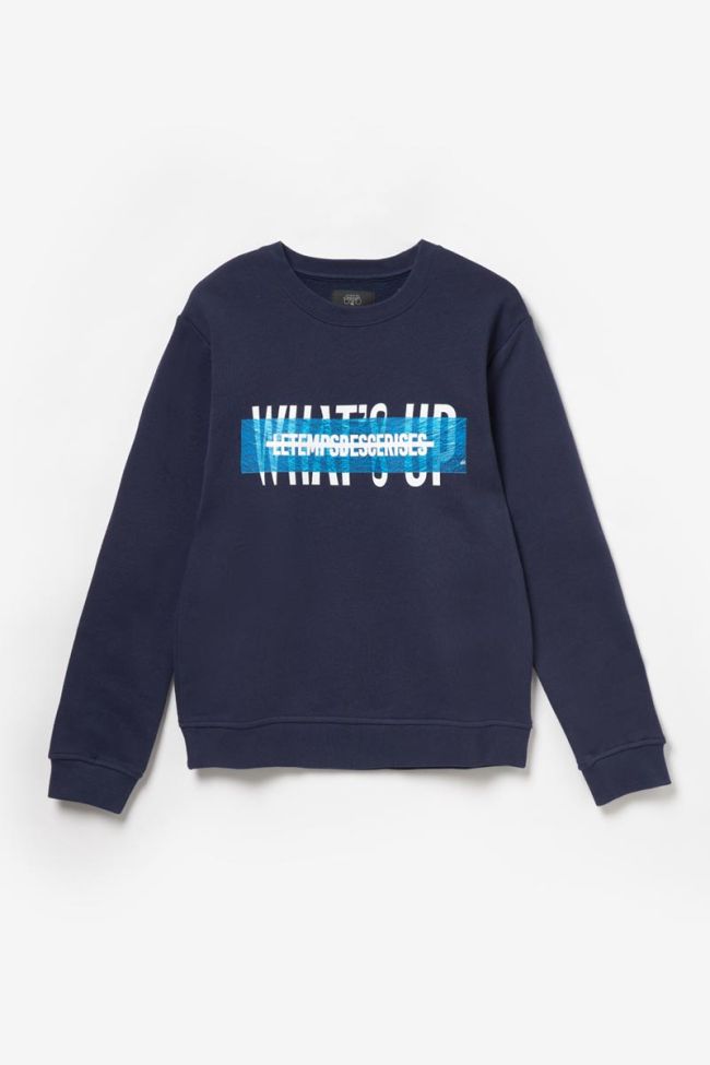 Printed navy blue Torybo sweatshirt