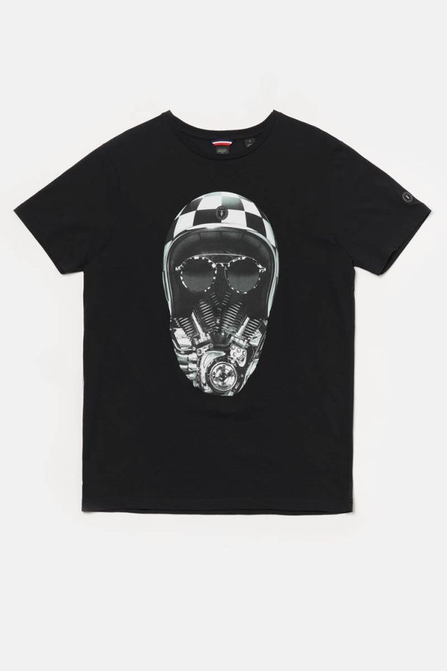 T-shirt Coman noir imprimé