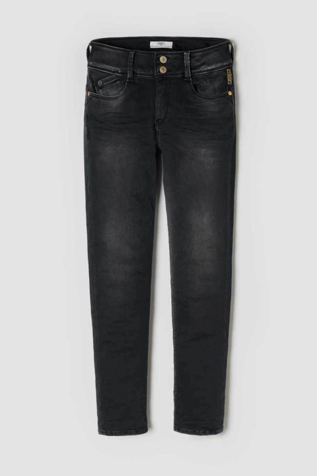 Bari ultra pulp slim taille haute 7/8ème jeans noir N°1