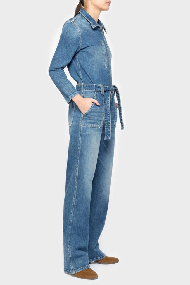 Combinaison pantalon Easy en jeans bleu