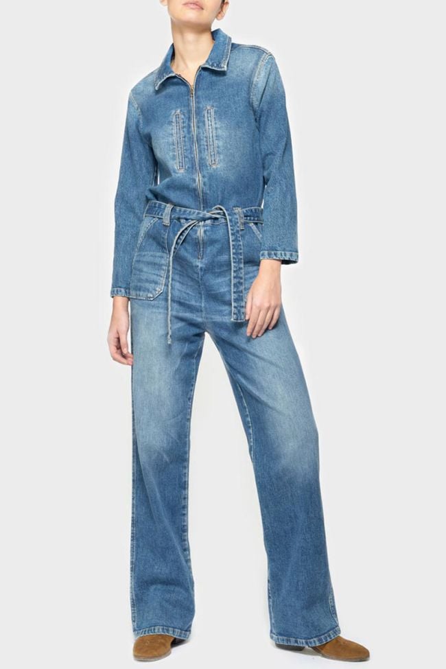 Combinaison pantalon Easy en jeans bleu