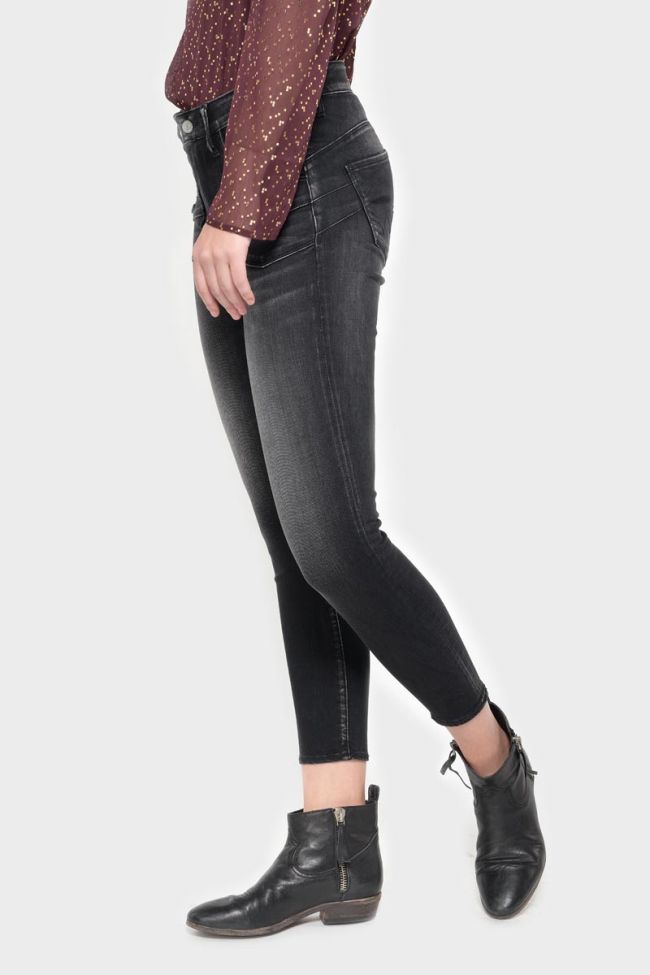 Fano pulp slim taille haute 7/8ème jeans noir N°1
