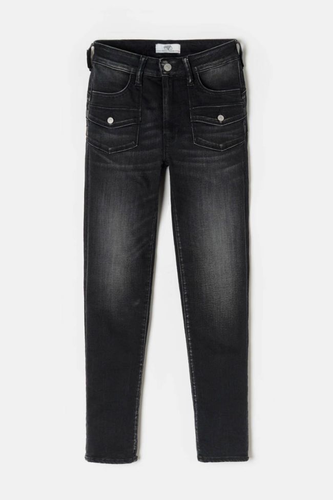 Fano pulp slim taille haute 7/8ème jeans noir N°1