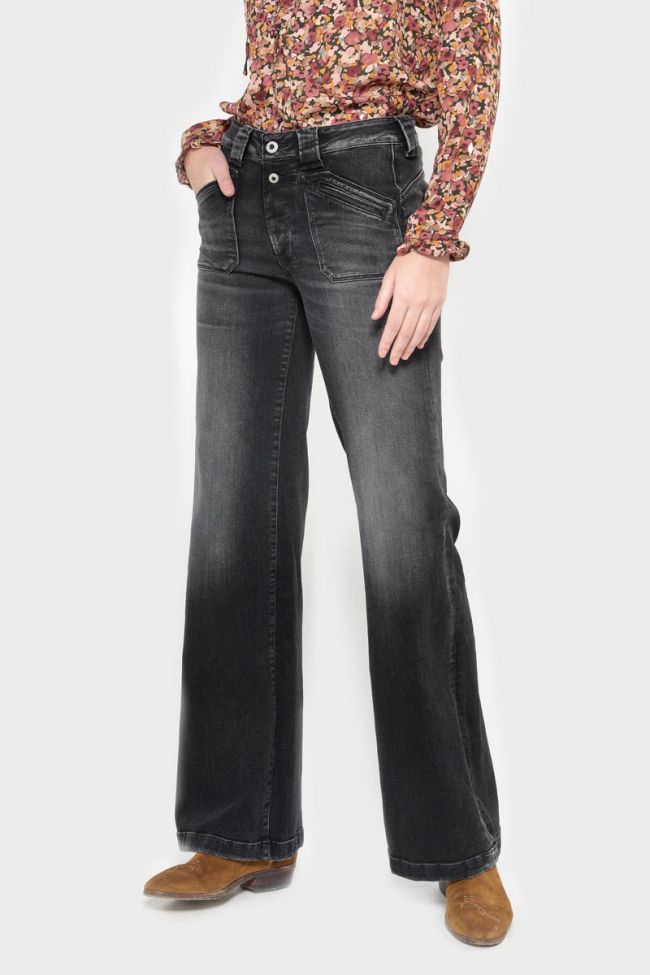 Lifi flare pulp taille haute jeans noir N°1