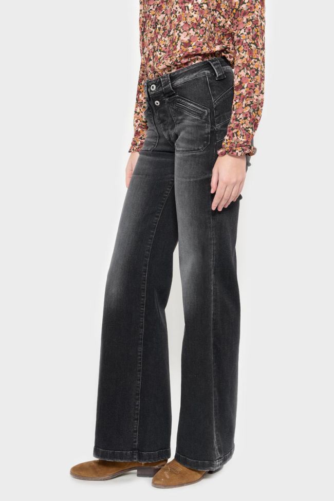 Lifi flare pulp taille haute jeans noir N°1