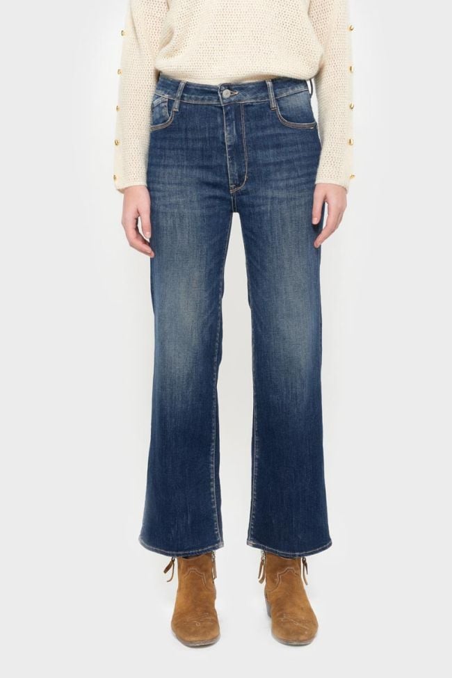 Pulp droit taille haute 7/8ème jeans bleu N°2
