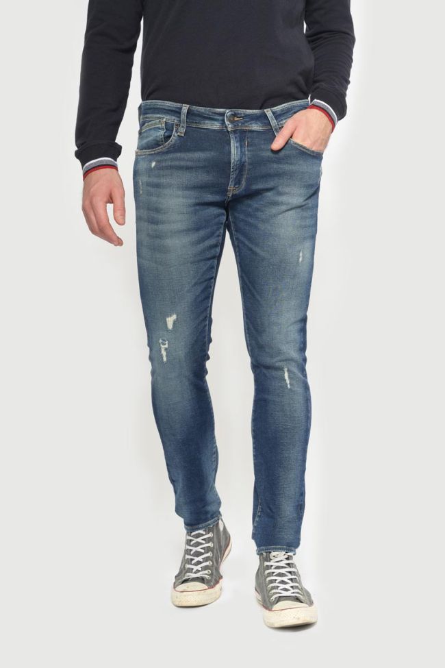 Jogg 700/11 adjusted jeans destroy vintage bleu N°2