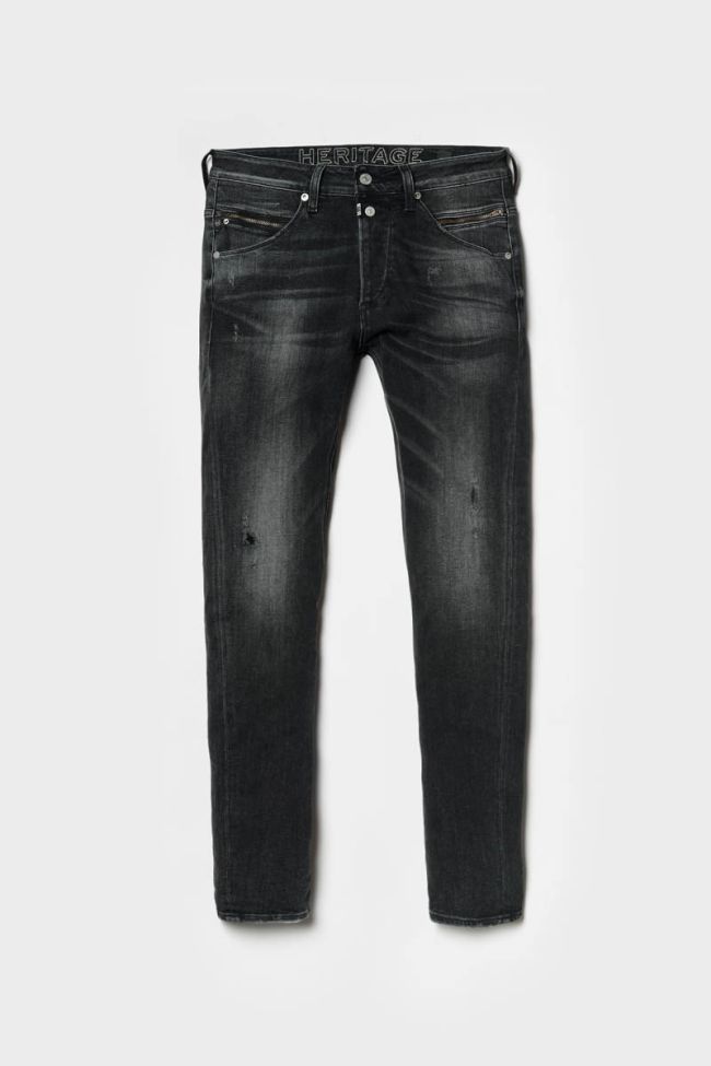 Mitzic 900/16 Tapered destroy jeans noir N°1