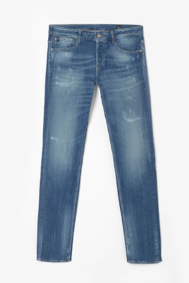 Basic 600/11 regular jeans destroy bleu N°3