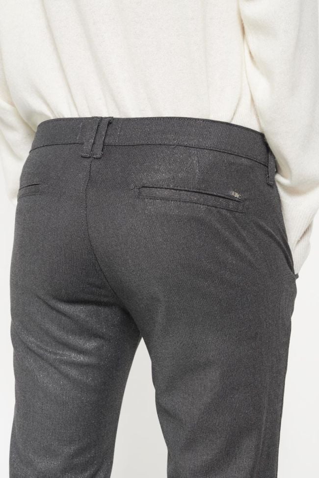 Pantalon Vittoria brillant gris