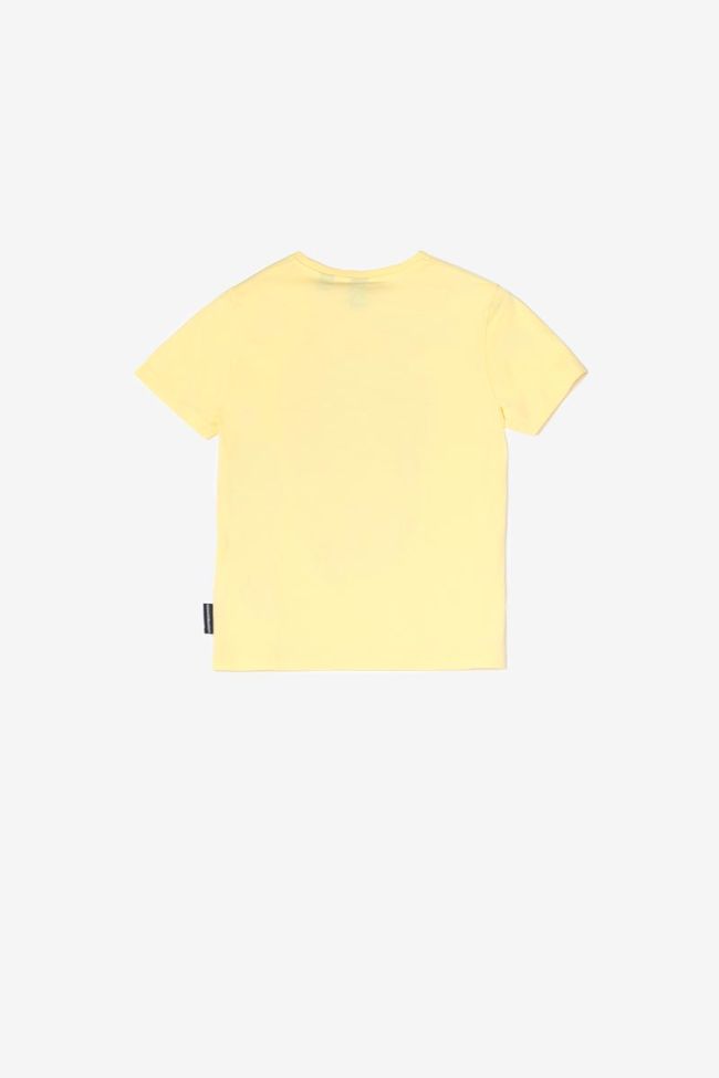T-shirt Oderbo jaune imprimé