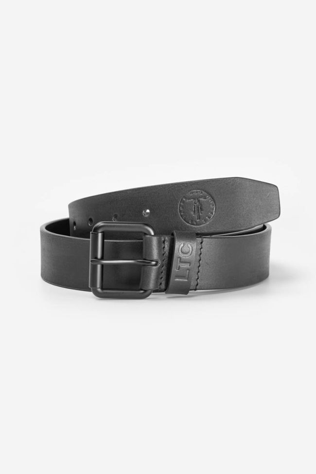 Black leather Bianel belt