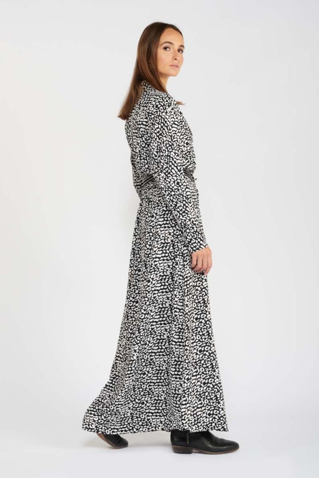 Abyss leopard print maxi dress