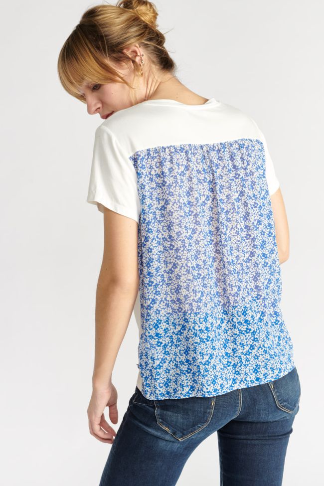 T-shirt Lilia imprimé bleu