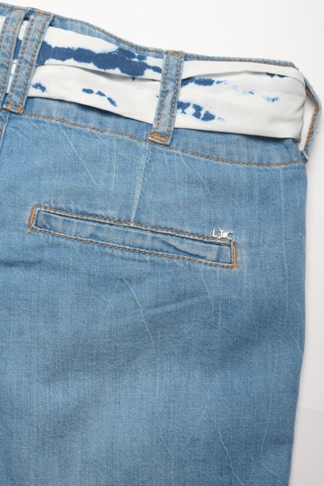Short Loona en jeans bleu clair