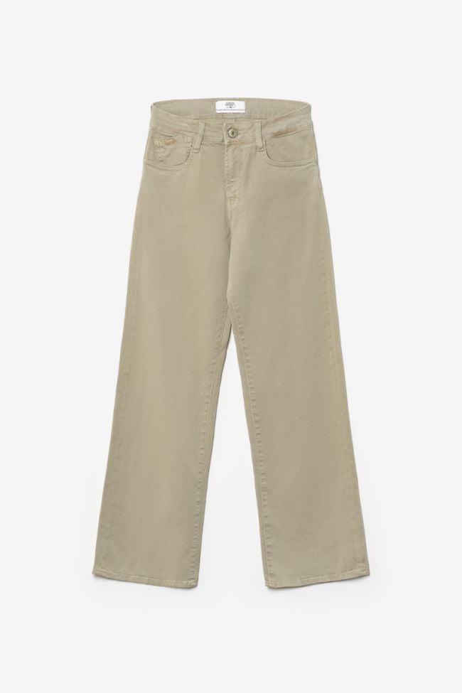 Pulp regular taille haute jeans beige sable