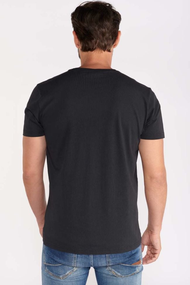 T-shirt Leaven noir imprimé