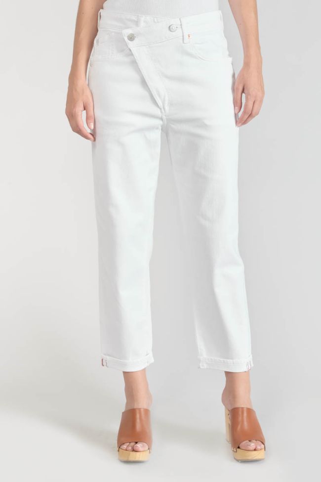 Cosy boyfit 7/8ème jeans blanc