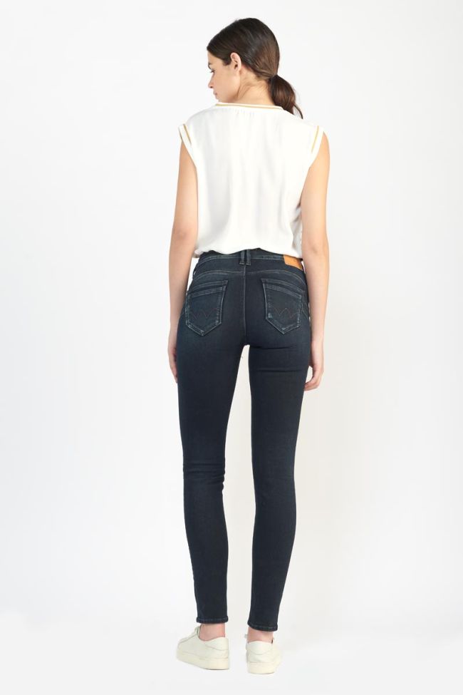 Line pulp slim taille haute jeans bleu-noir N°1