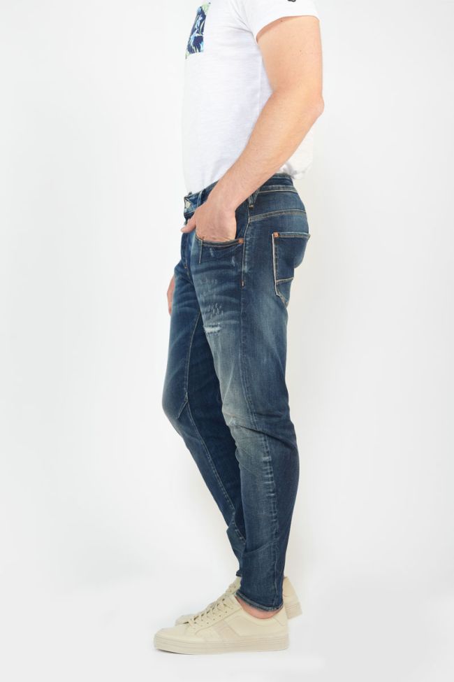 Alost 900/3 tapered arqué jeans destroy bleu N°2