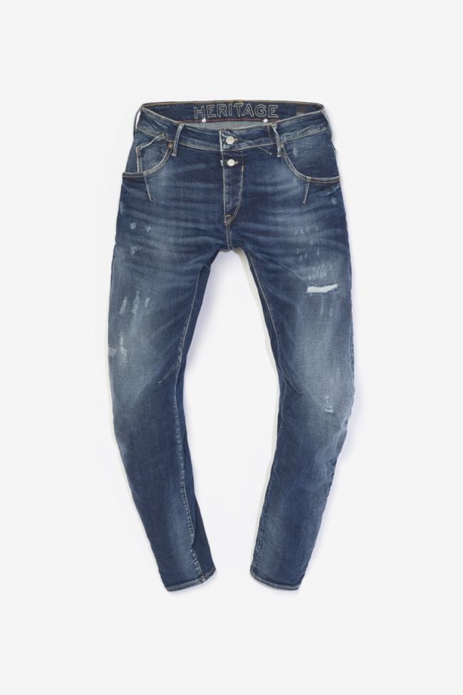 Alost 900/3 tapered arqué jeans destroy bleu N°2