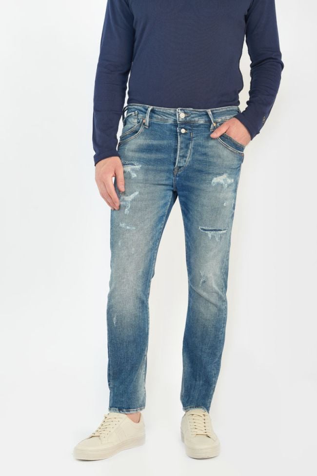 Nagold 900/16 tapered jeans destroy vintage bleu N°3