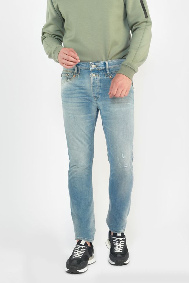 Raffi 900/16 tapered destroy jeans bleu N°5