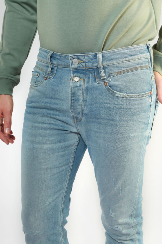 Raffi 900/16 tapered destroy jeans bleu N°5