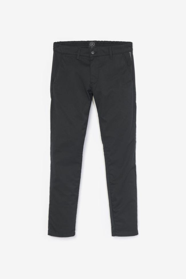 Pantalon Risor rayé noir et bleu