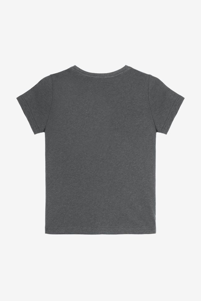 T-shirt Nastiagi gris imprimé
