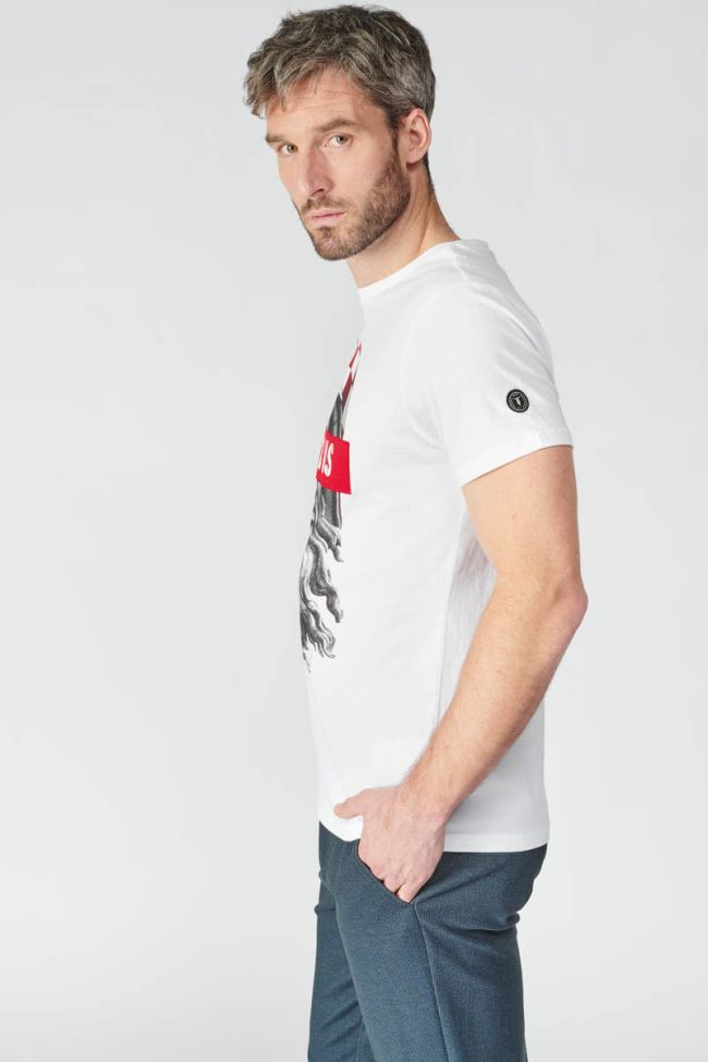 T-shirt Casi blanc imprimé