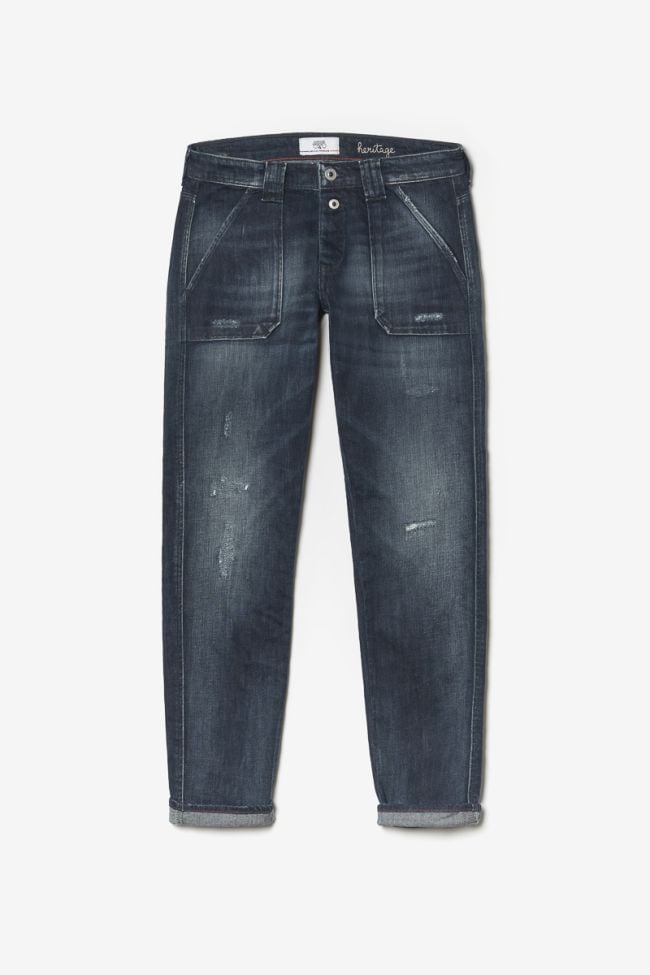 Cara 200/43 boyfit jeans destroy bleu-noir N°2