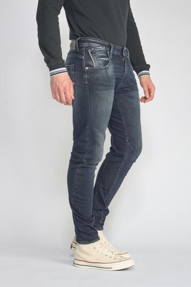 900/3 Jogg tapered arqué jeans bleu-noir N°3