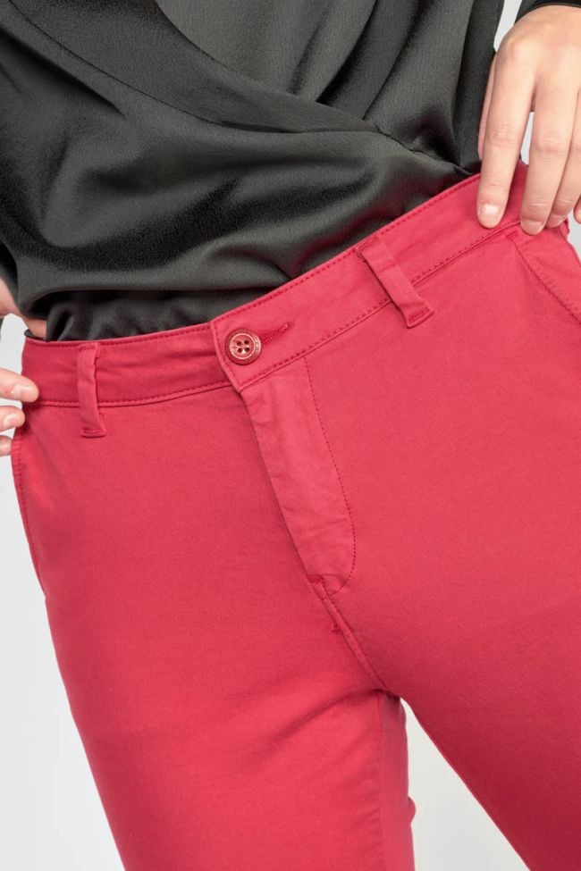 Pantalon Dyli2 rouge framboise