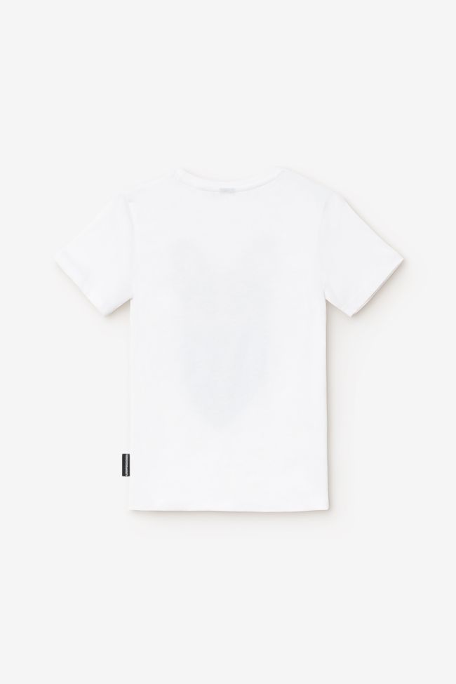 T-shirt Ganbo blanc imprimé