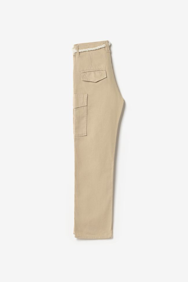 Pantalon cargo Caste beige sable