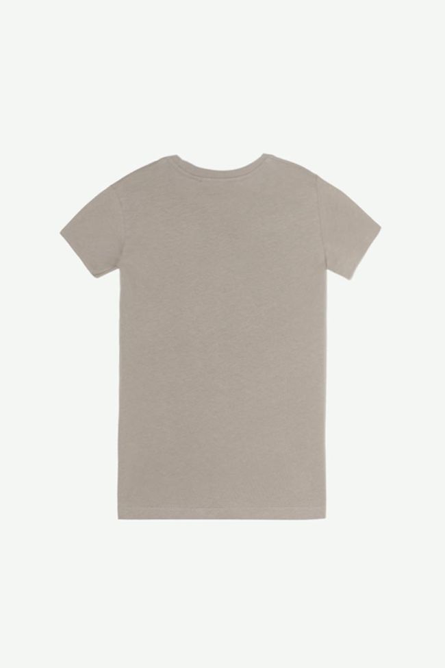 T-shirt Gracygi beige sable imprimé