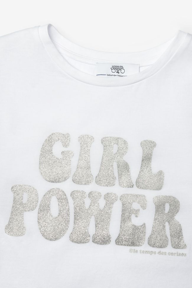 T-shirt Powergi blanc