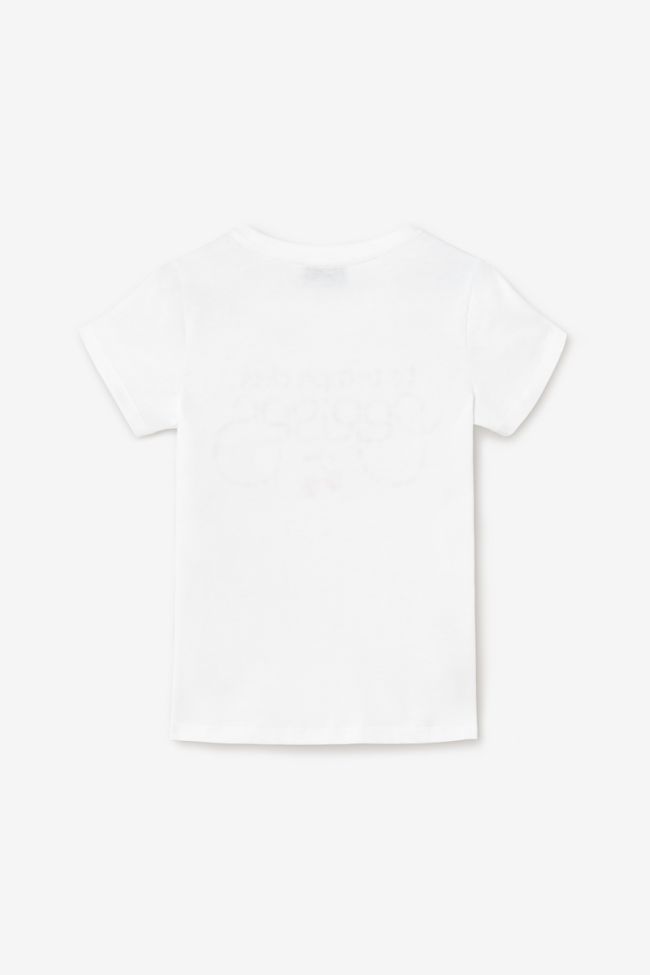 T-shirt Wandagi blanc imprimé