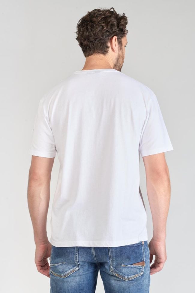 T-shirt Andler blanc imprimé