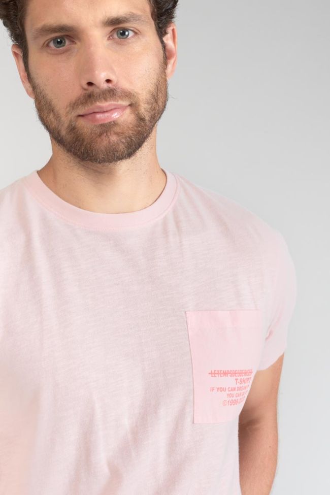 T-shirt Brezol rose clair