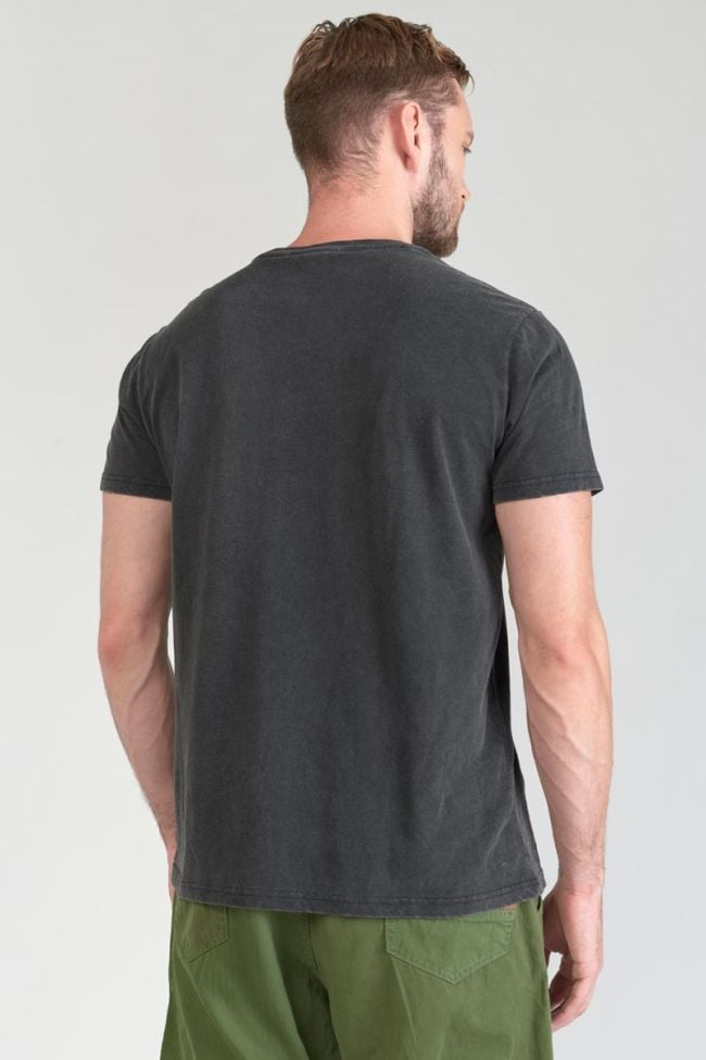 T-shirt Gabrent gris délavé imprimé