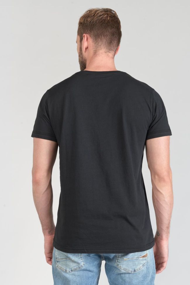 T-shirt Gregor noir imprimé