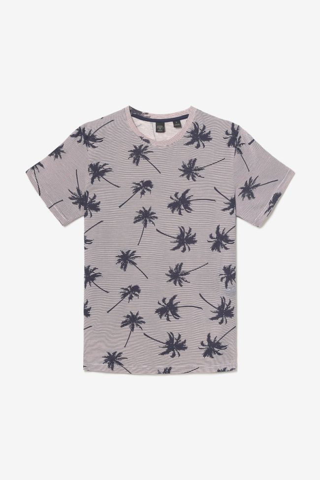 T-shirt Robles à motif palmier