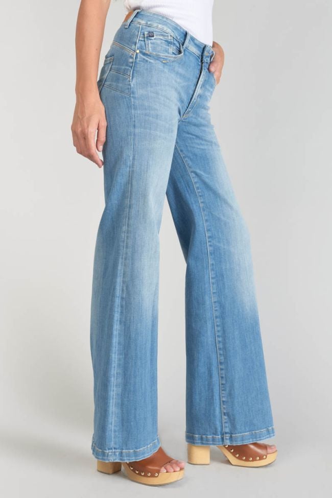 Axis pulp flare taille haute jeans bleu N°4