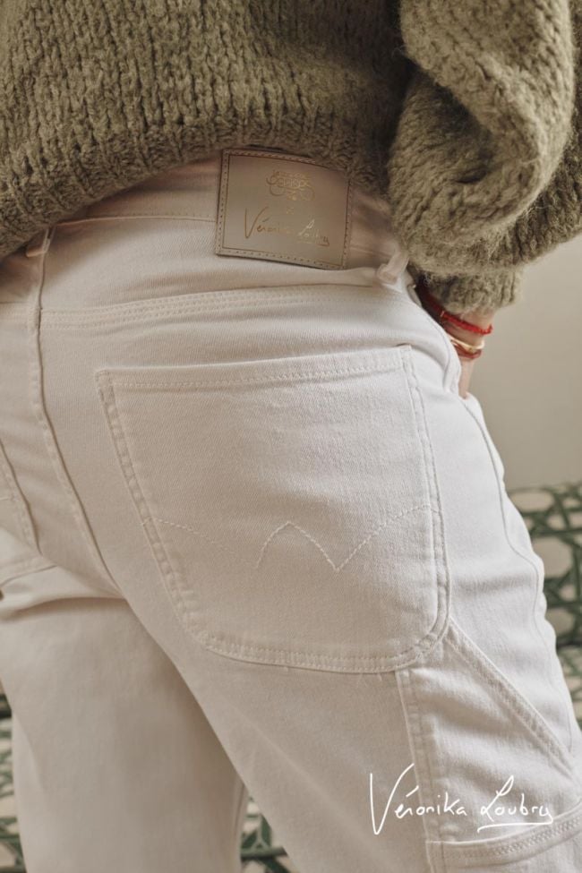 Charpentier boyfit by Véronika Loubry jeans blanc