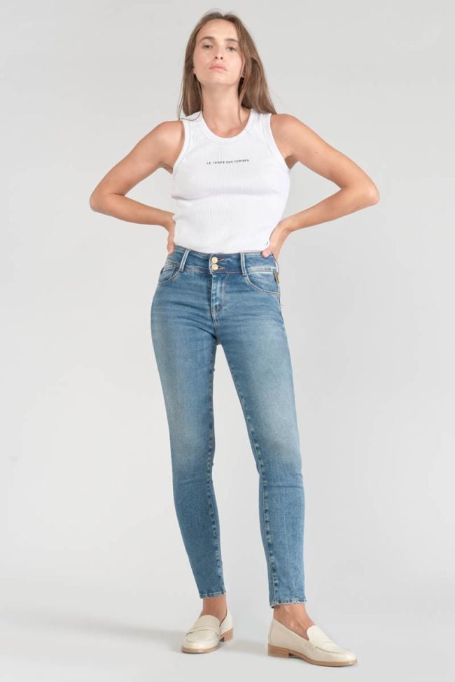 Luri ultra pulp slim taille haute 7/8ème jeans bleu N°4