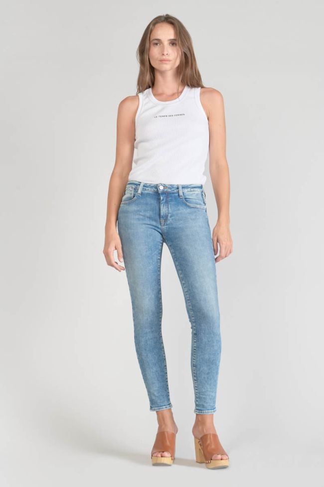 Power skinny 7/8ème jeans bleu N°4