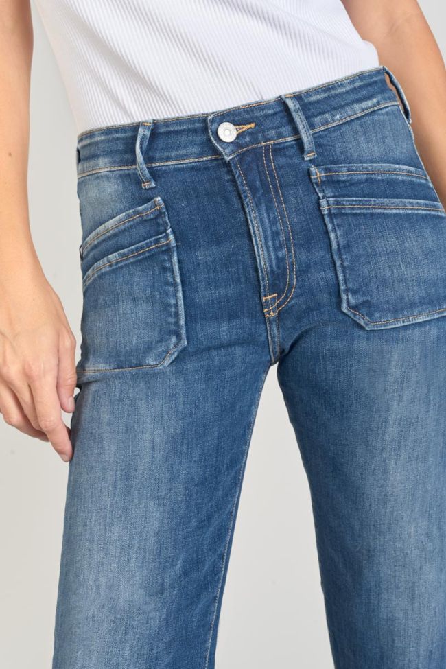 Pricilia taille haute 7/8ème jeans bleu N°2