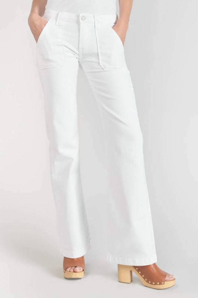 Sormiou flare jeans blanc
